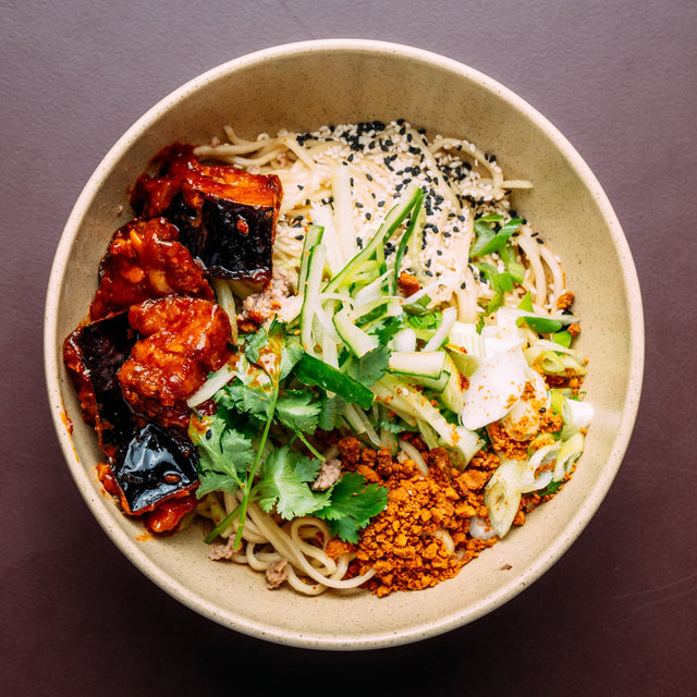 SomeDimSum Homemade Chinese Noodles Eastern Mild Aubergine