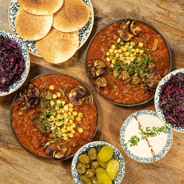 Restaurant Feinberg´s  Veganes Shakshuka mit glutenfreiem Brot