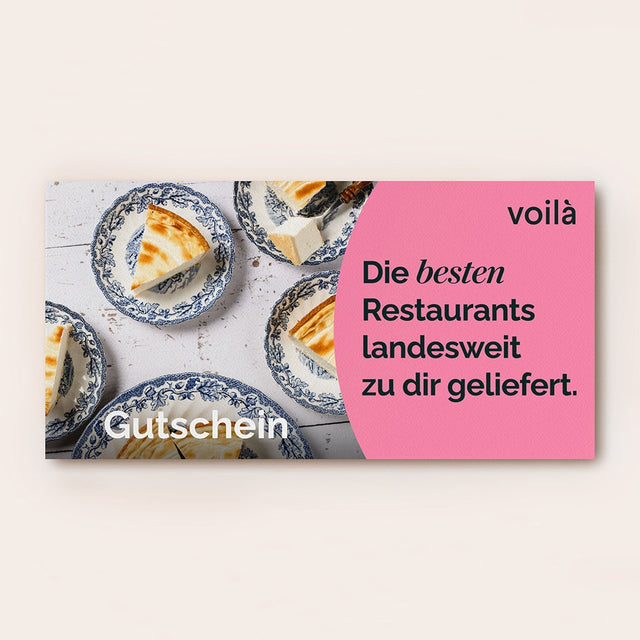 Stefans Käsekuchen Klassik + Rosine - Menügutschein