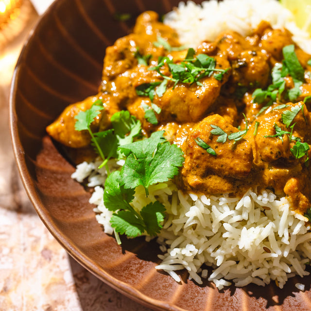Alex Wahi Butter Chicken mit Reis  