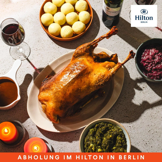 Hilton Berlin Gans to Go Zum Mitnehmen