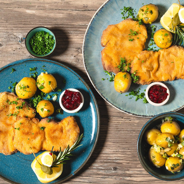Das Kukovetz Original Wiener Schnitzel vom Simmentaler Kalb Klassisch