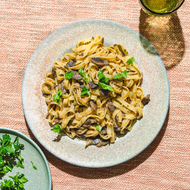 Ristorante Italiano Pasta Tagliatelle ai Funghi