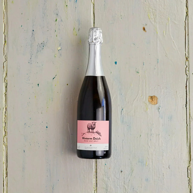 Jellyfish Bude Hinterm Deich - Rosé Sekt Brut Klassisch