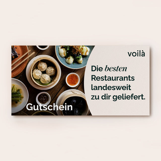Menügutschein - Best of Dim Sum & Dumplings Klassisch