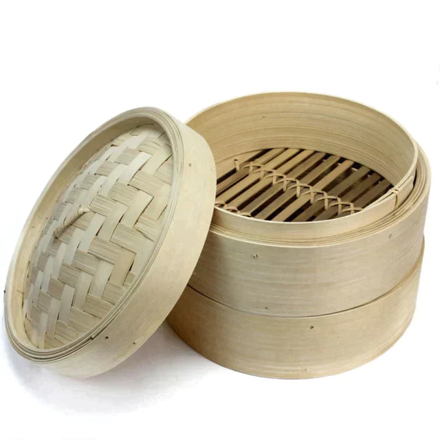 Yumcha Heroes Manufaktur Bambusdämpfkorb mit Deckel 2 Stk. Bambusdämpfkorb mit Deckel 2 Stk.